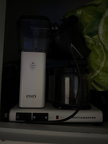 Moccamaster kahvinkeitin valkoinen
