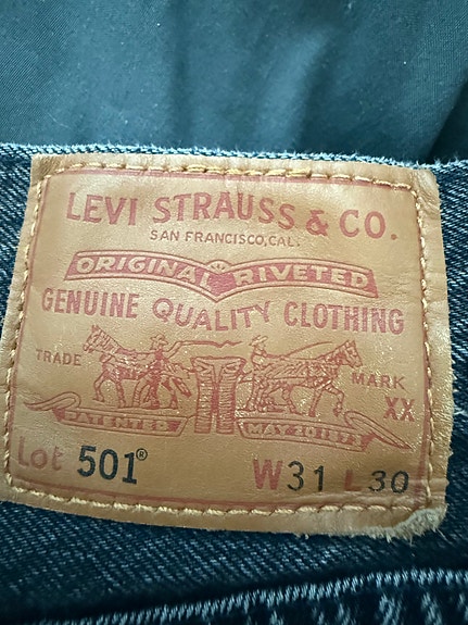 501 levis farkut w31l30