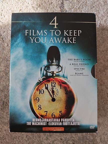 4 Films to Keep You Awake – espanjalainen kauhuboksi DVD
