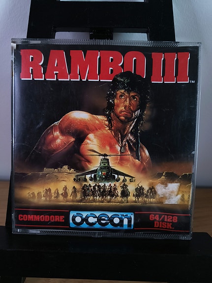 Rambo III Commodore 64/128 peli