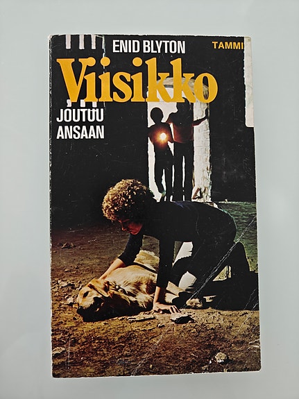 Enid Blyton Viisikko joutuu ansaan -kirja