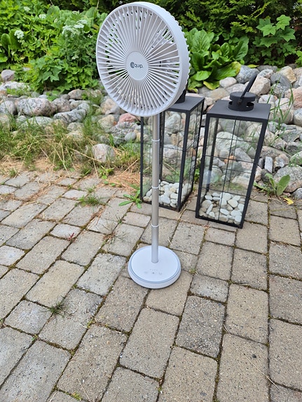 Equip valkoinen pöytä- ja lattiatuuletin