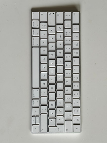 Apple langaton näppäimistö valkoinen