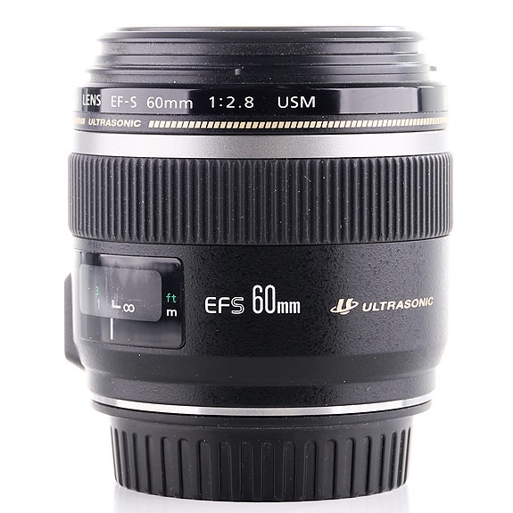 Canon EF-S 60mm f/2.8 Macro USM -objektiivi (käytetty)