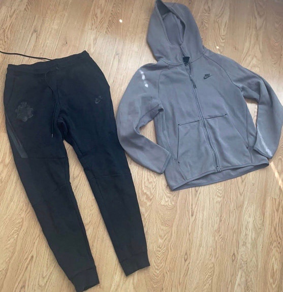 Nike tech fleece setti huppari+housut S/M