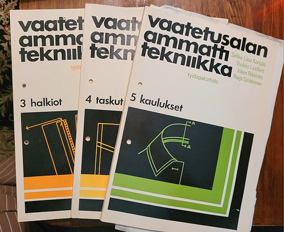 Vaatetusalan ammattitekniikka 3-5