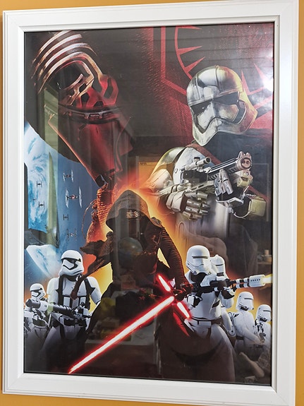 Star Wars -juliste taulu kehystetty (70*50cm)