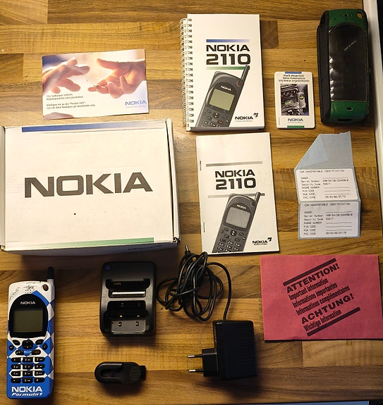 Nokia 2110 Mika Salo limited special edition