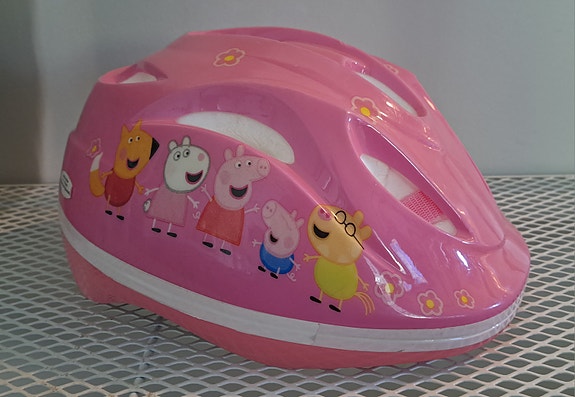 Pipsa Possu lasten pyöräilykypärä pinkki
