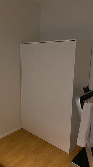 Ikea Kleppstad 3-ovinen vaatekaappi