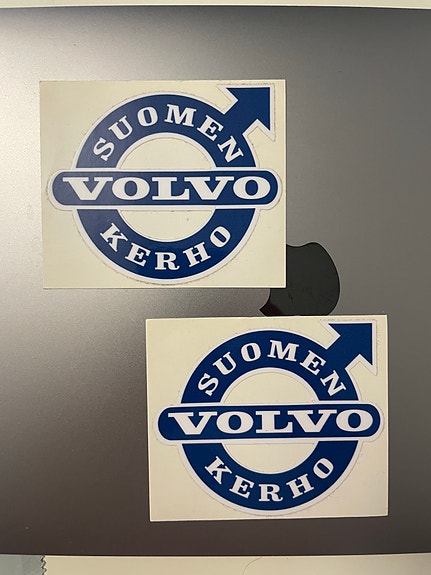 Volvo Suomen Volvo -kerho tarrat