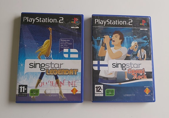 SingStar Legendat & SuomiRock (PS2) – Suomiversiot pakettina
