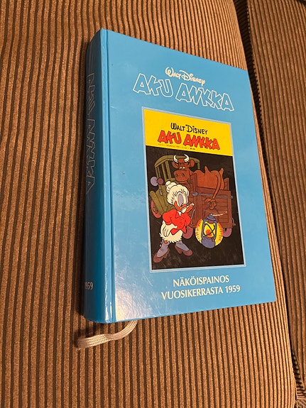 Aku Ankka Näköispainos vuosikerrasta 1959 kovakantinen kirja