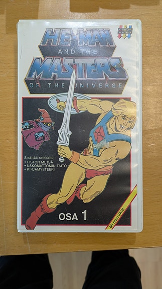 He-Man and the Masters of the Universe - Osa 1 (VHS) Harvinainen