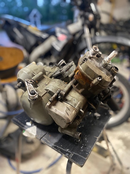 Derbin ja yamaha jogin osia