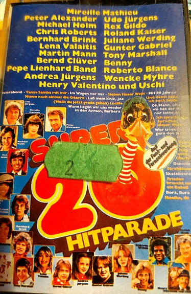 Super 20 hitparade (saksan kielisiä iskelmiä)