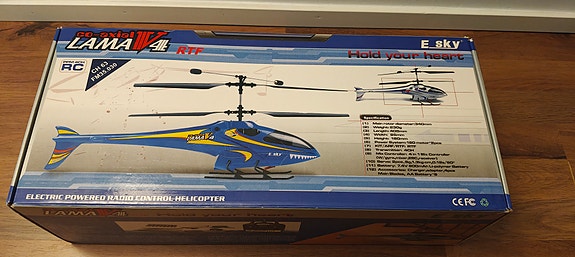 Lama V4 kauko-ohjattava helikopteri sininen