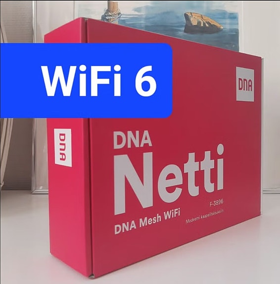 ✨Uusi! DNA Kaapelimodeemi WiFi 6 | F-3896