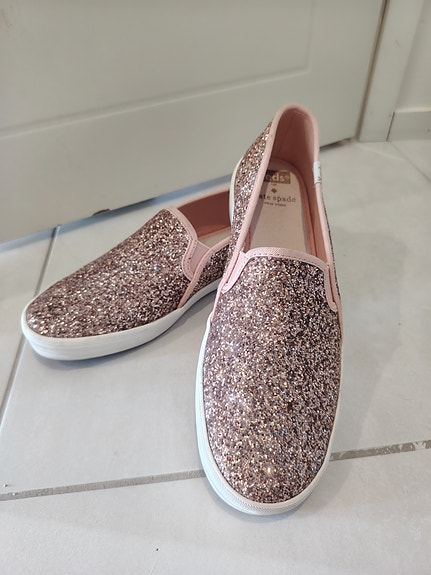 Keds x Kate Spade glitteri-tennarit