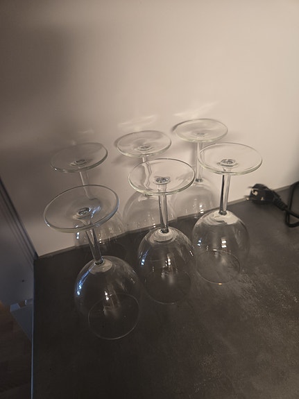 6 IKEA viinilasit