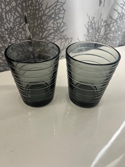 Iittala Aino Aalto juomalasit harmaa