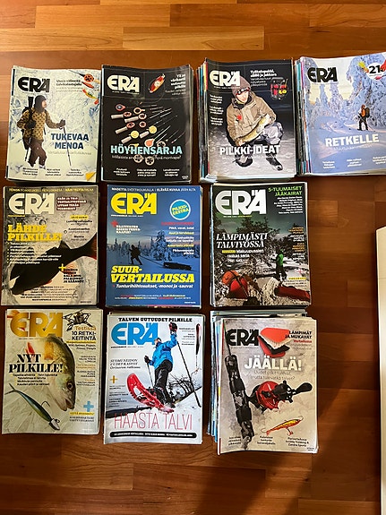 Erä-lehti -lehtipaketti kalastus ja retkeily