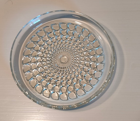 Riihimäen lasi Merja lautanen 14cm