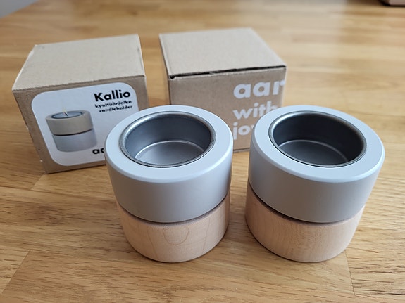Aarikka Kallio kynttilänjalat