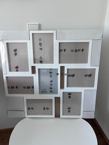 IKEA Växbö valkoinen valokuvakehys