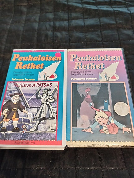 Peukaloisen retket vhs videot