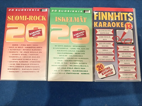 Karaoke vhs videot