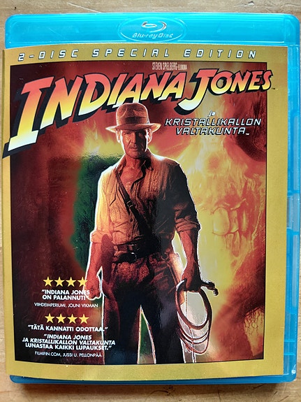 Indiana Jones ja Kristallikallion Valtakunta blu-ray