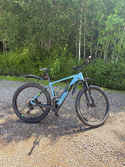 Cube sähkömaastopyörä 29" koko L unisex sininen
