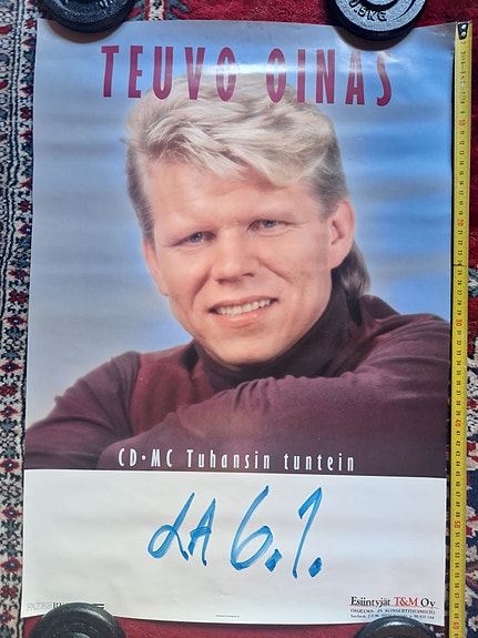 Teuvo Oinas tuhansin tuntein keikkajuliste 1995