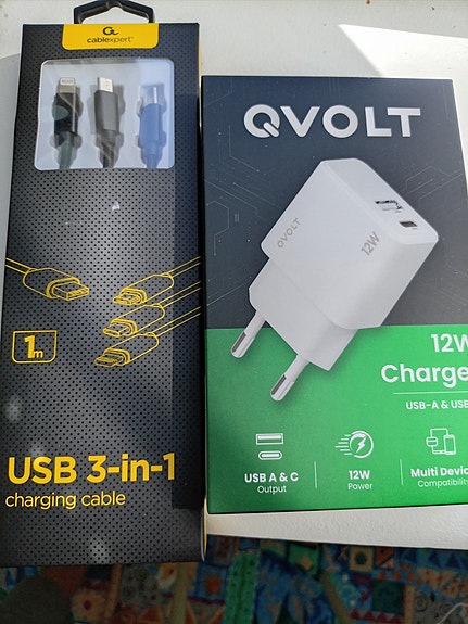 Myydään uudet usb lataus paketti