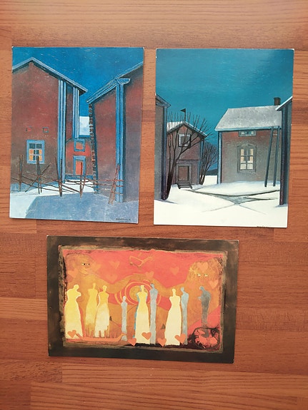 Juhani Palmu, postikortti