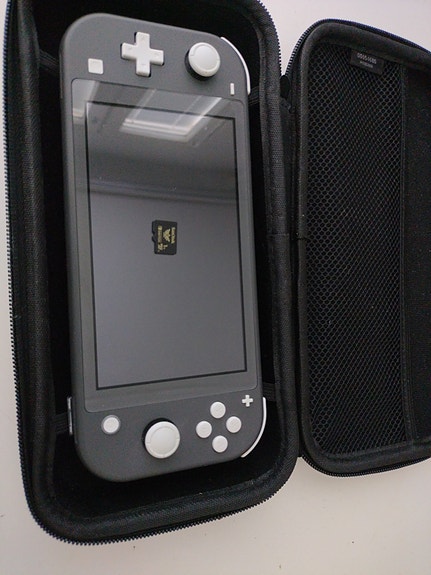 Nintendo Switch Lite käsikonsoli harmaa+Zelda SD kortti