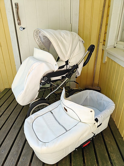 Emmaljunga classic chrome yhdistelmävaunut