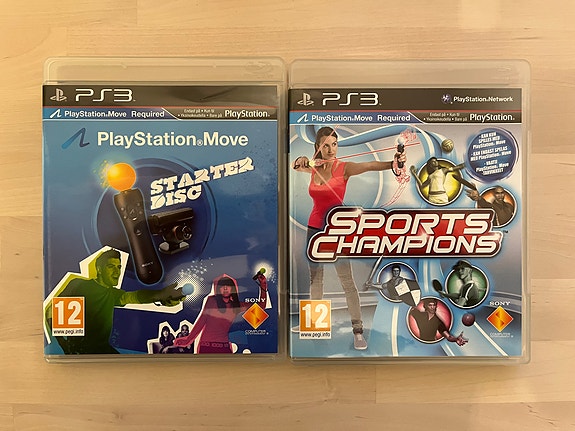 Pelit PS3 movelle sports champions ja starter disc