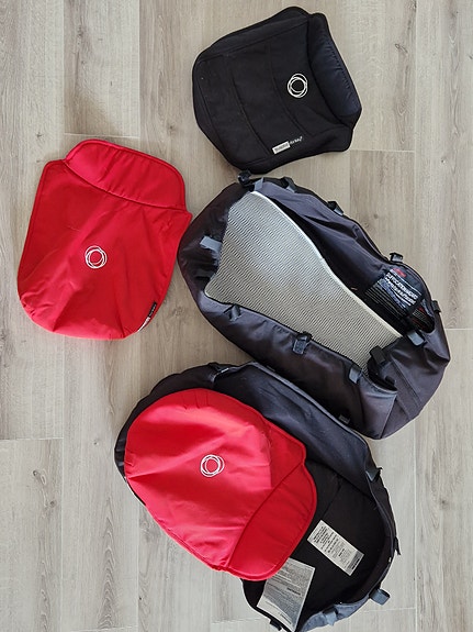 Bugaboo vaunujen vaunukoppa 2kpl ja 3 kpl päällissuojaa