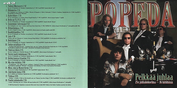 Pate Mustajärvi & Popeda - 2002 - Pelkkää Juhlaa- 25v Juhlakokoelma - 2CD