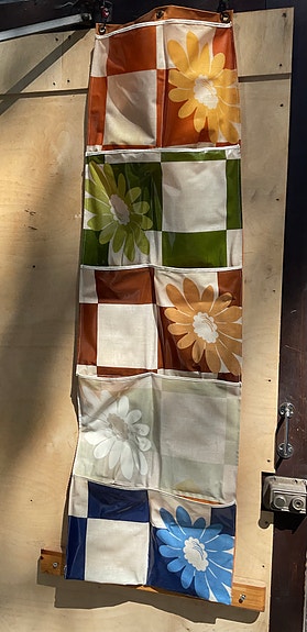 Kaapin oveen tasku lokerikko, retro tyylinen
