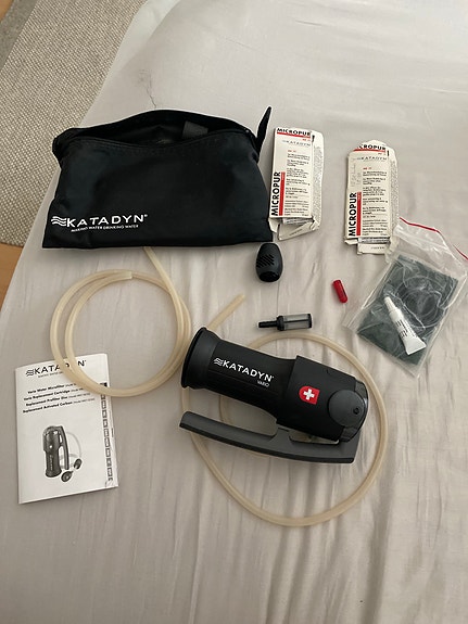 Katadyn Vario Water Microfilter -vedensuodatin + Micropur-tabletit