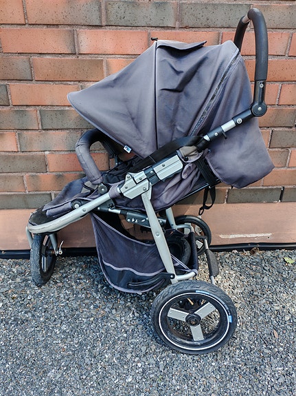 Bumbleride yhdistelmävaunut harmaa