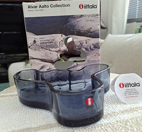 Alvar Aalto malja 136 mm mustikansininen