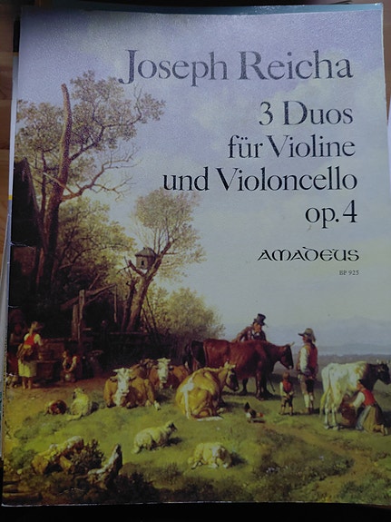 Joseph Reicha: 3 Duoa viululle ja sellolle op. 4