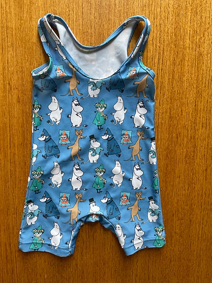 Muumi uimapuku koko 74/80 sininen
