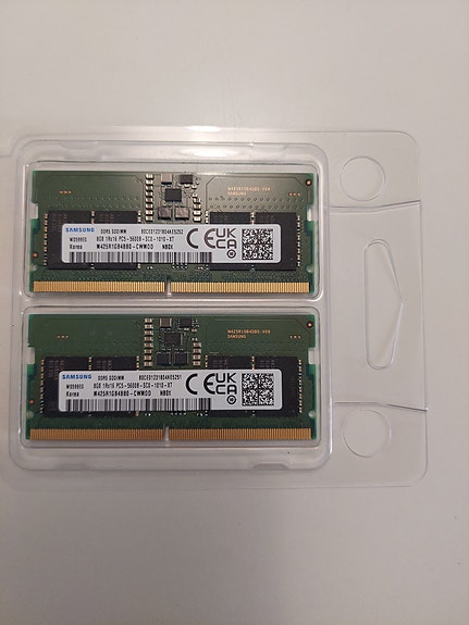 Samsung DDR5 16GB (2x8GB) 5600MHz SODIMM RAM-muisti