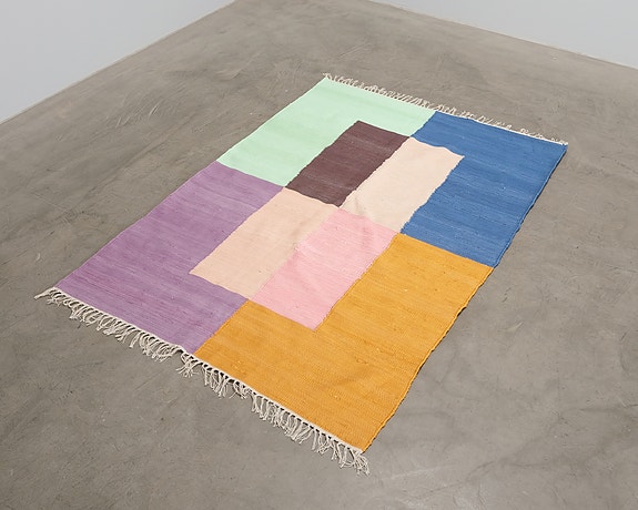 Rugvista matto 140 x 210 cm monivärinen