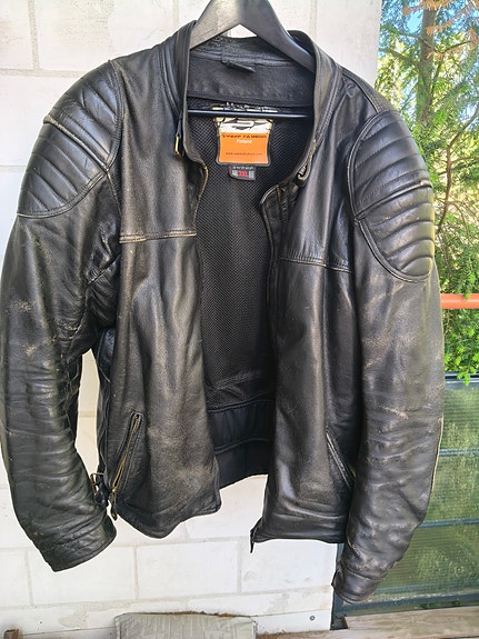 Sweep Fashion nahkatakki koko 3XL musta